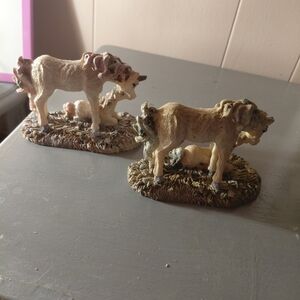 UnicornFigurine Set with Baby Unicorn